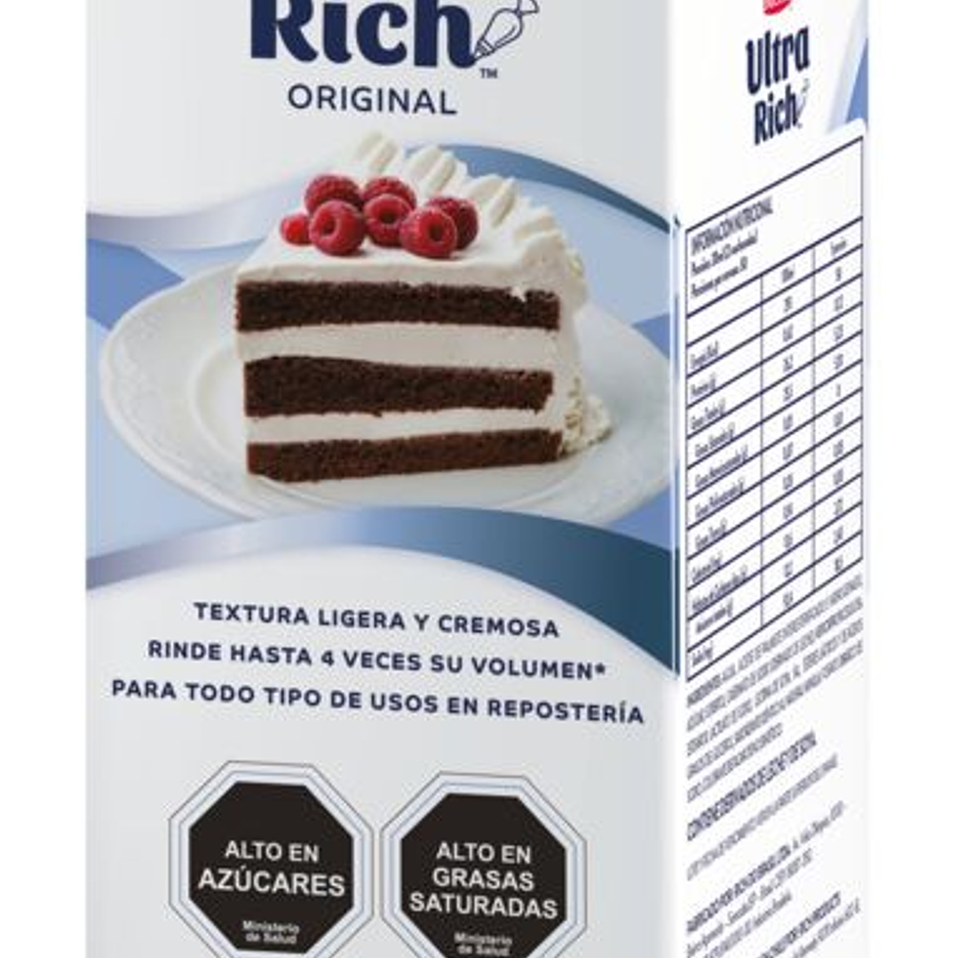 Ultra Rich Original UHT 1lt UN 12 1