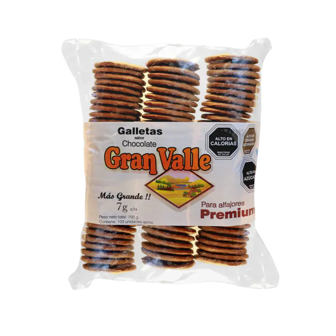 Galleta de Alfajor Gran Valle Chocolate 1
