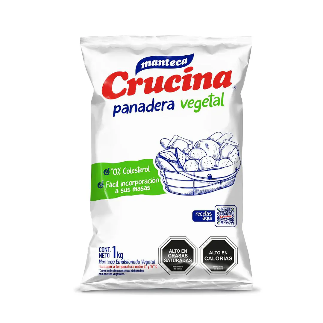 Manteca Crucina Panadera Vegetal 1Kg 1