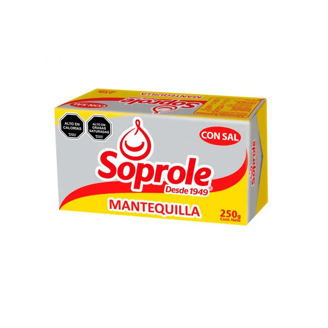 Mantequilla Soprole c/sal 250gr 1
