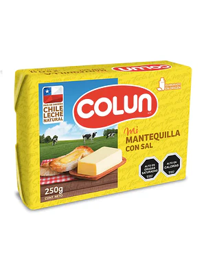 Mantequilla Colun c/sal 250gr