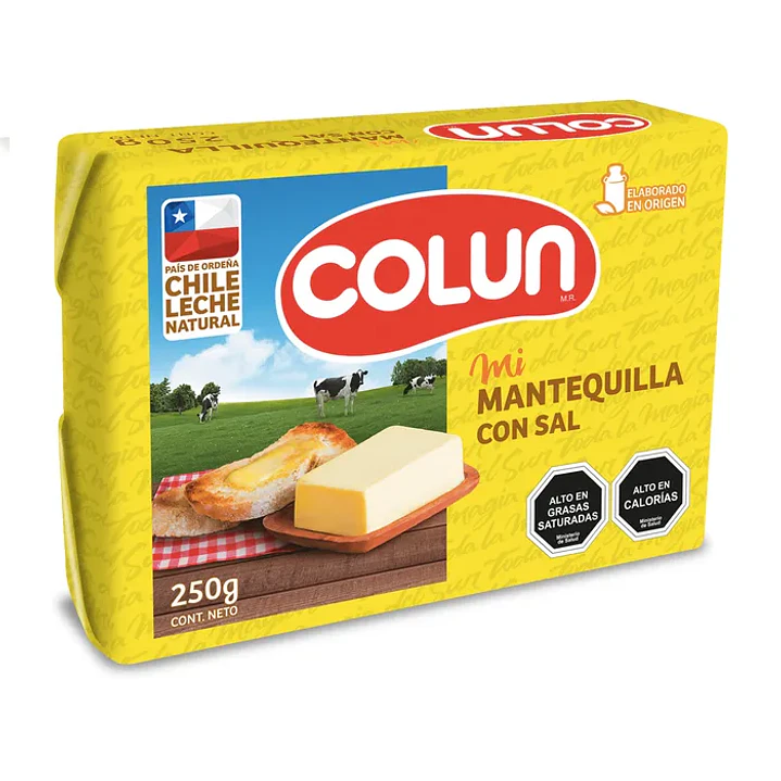 Mantequilla Colun c/sal 250gr 1