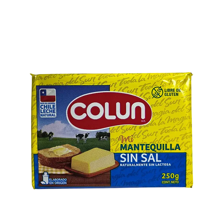 Mantequilla Colun s/sal 250gr 1