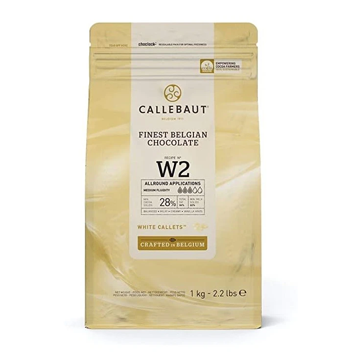 Choco Real Callebaut w2 28% 1kg 1