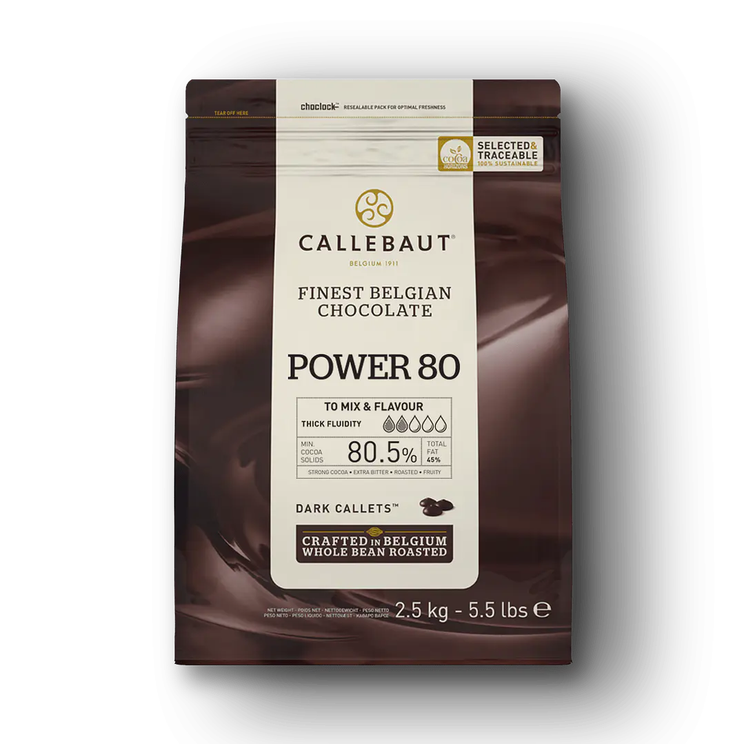 Chocolate Real Callebaut Power 80% 2.5kg 1