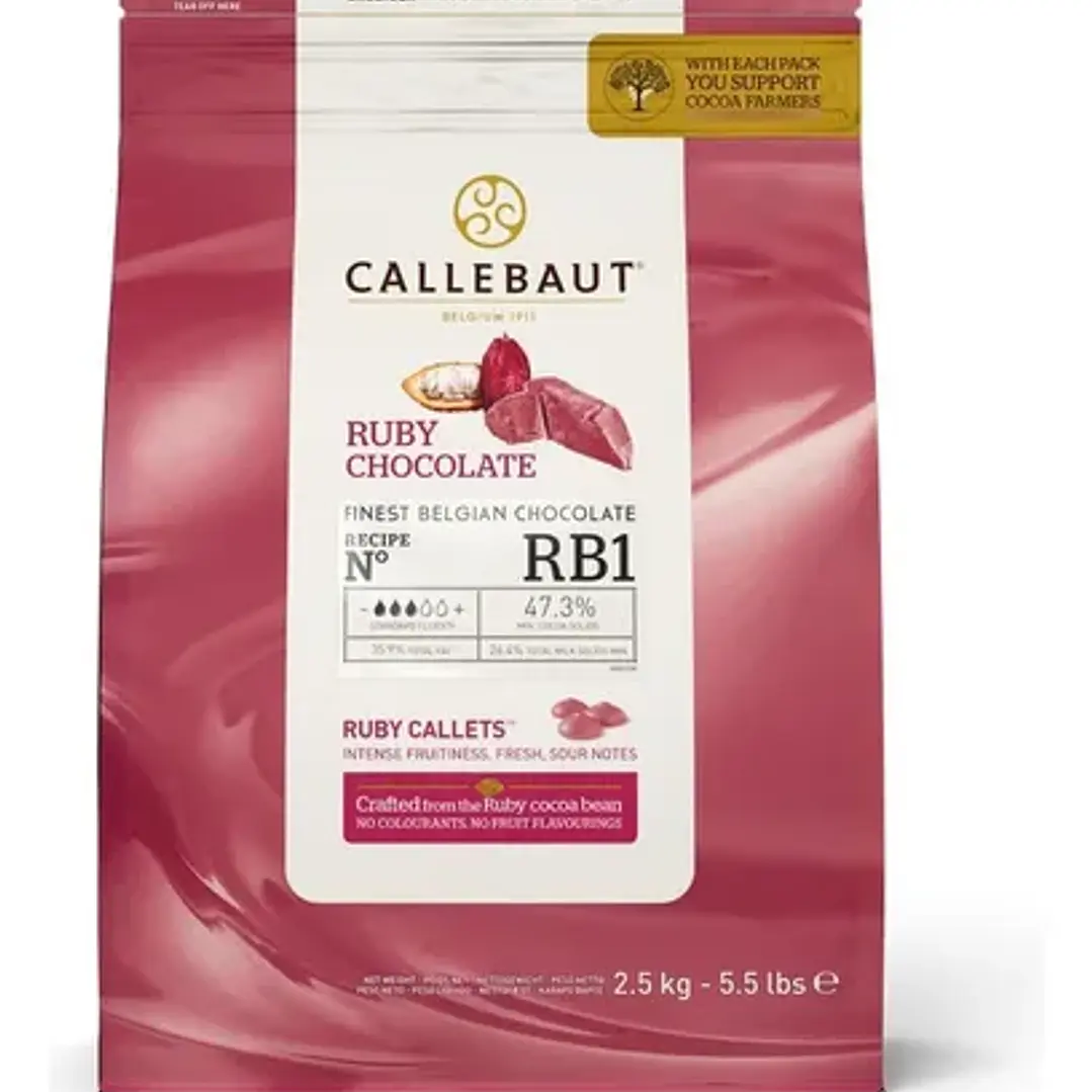 Chocolate Real Callebaut Ruby 32.5% 2.5kg 1