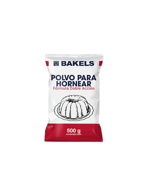 Polvo de Hornear Doble Accion Bakels 500 Gr