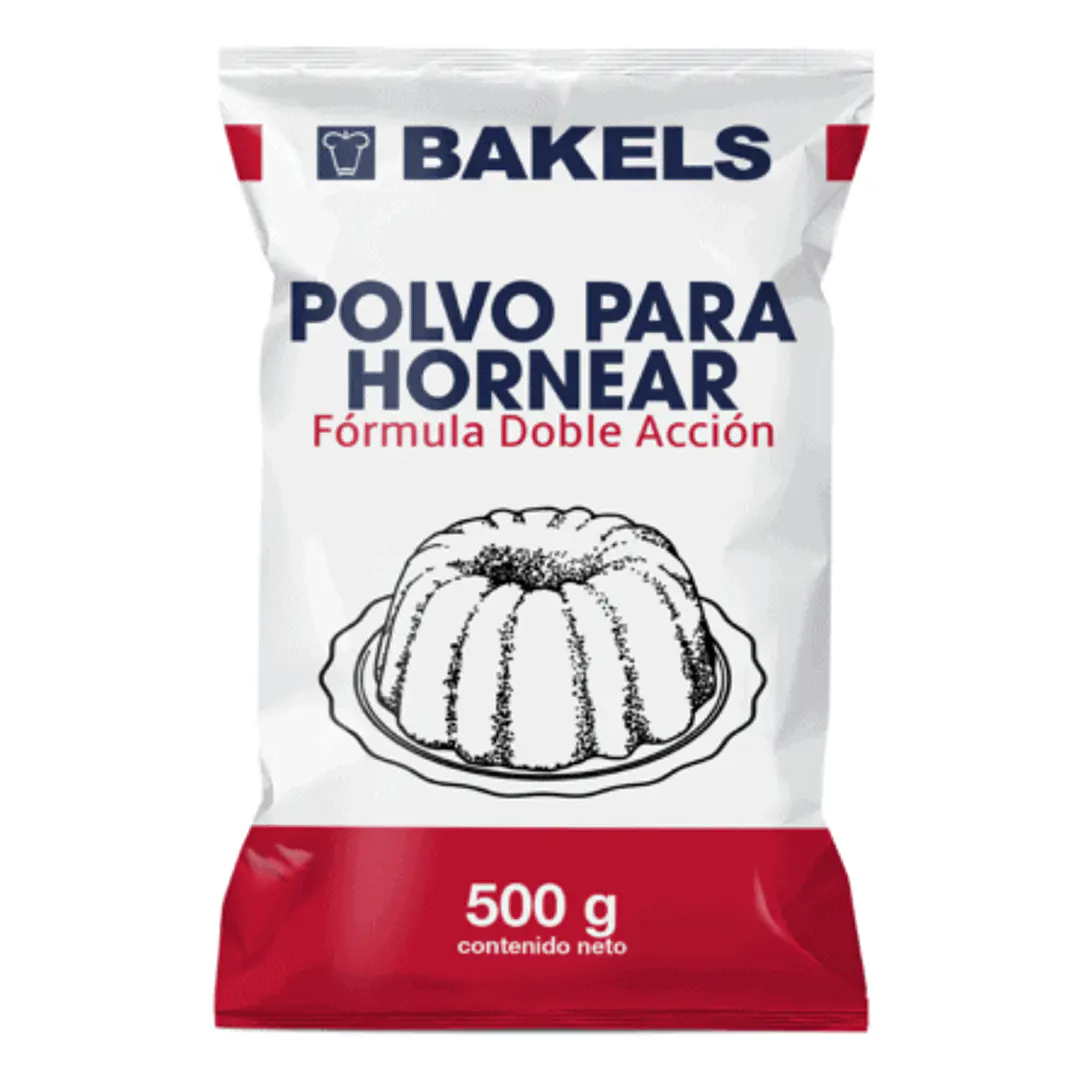 Polvo de Hornear Doble Accion Bakels 500 Gr 1