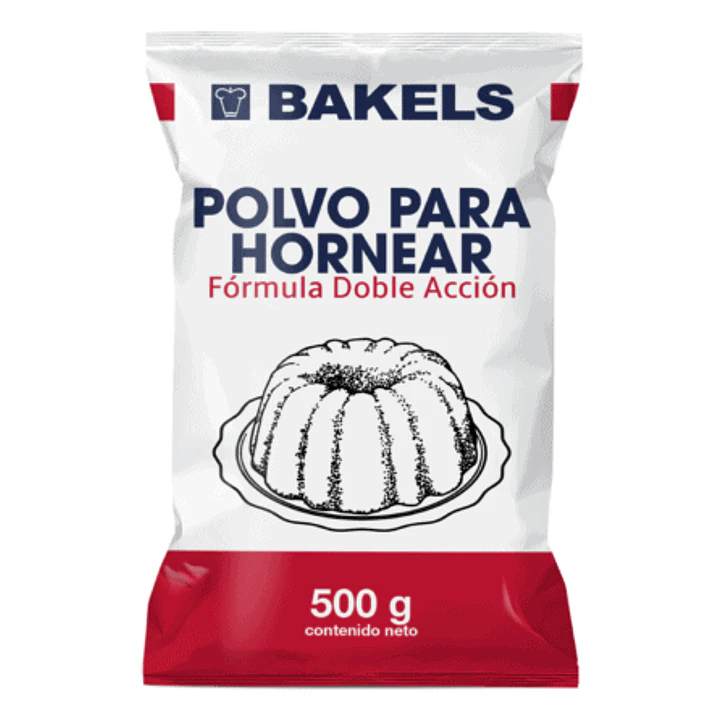 Polvo de Hornear Doble Accion Bakels 500 Gr 1