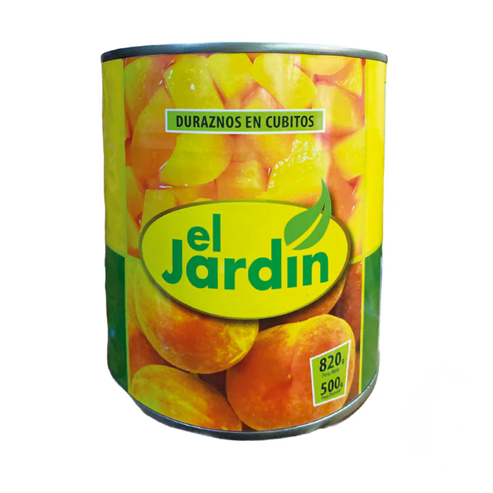 Durazno Mitades El jardin 820 gr UN 24 1