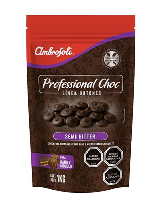 Sucedaneo Botones Semi bitter Ambrosoli Kg