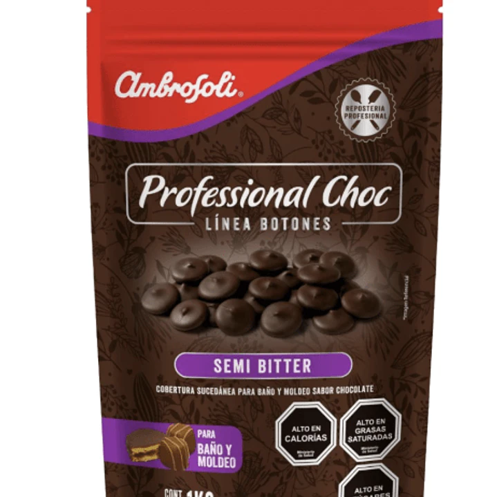 Sucedaneo Botones Semi bitter Ambrosoli Kg 1