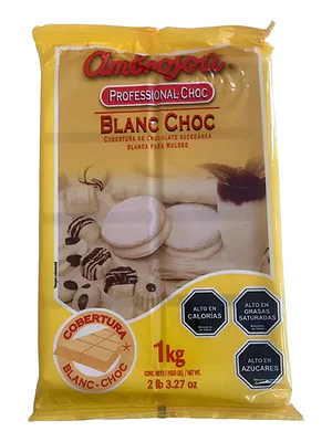 Sucedaneo Bloque Blanc Choc Ambrosoli Kg