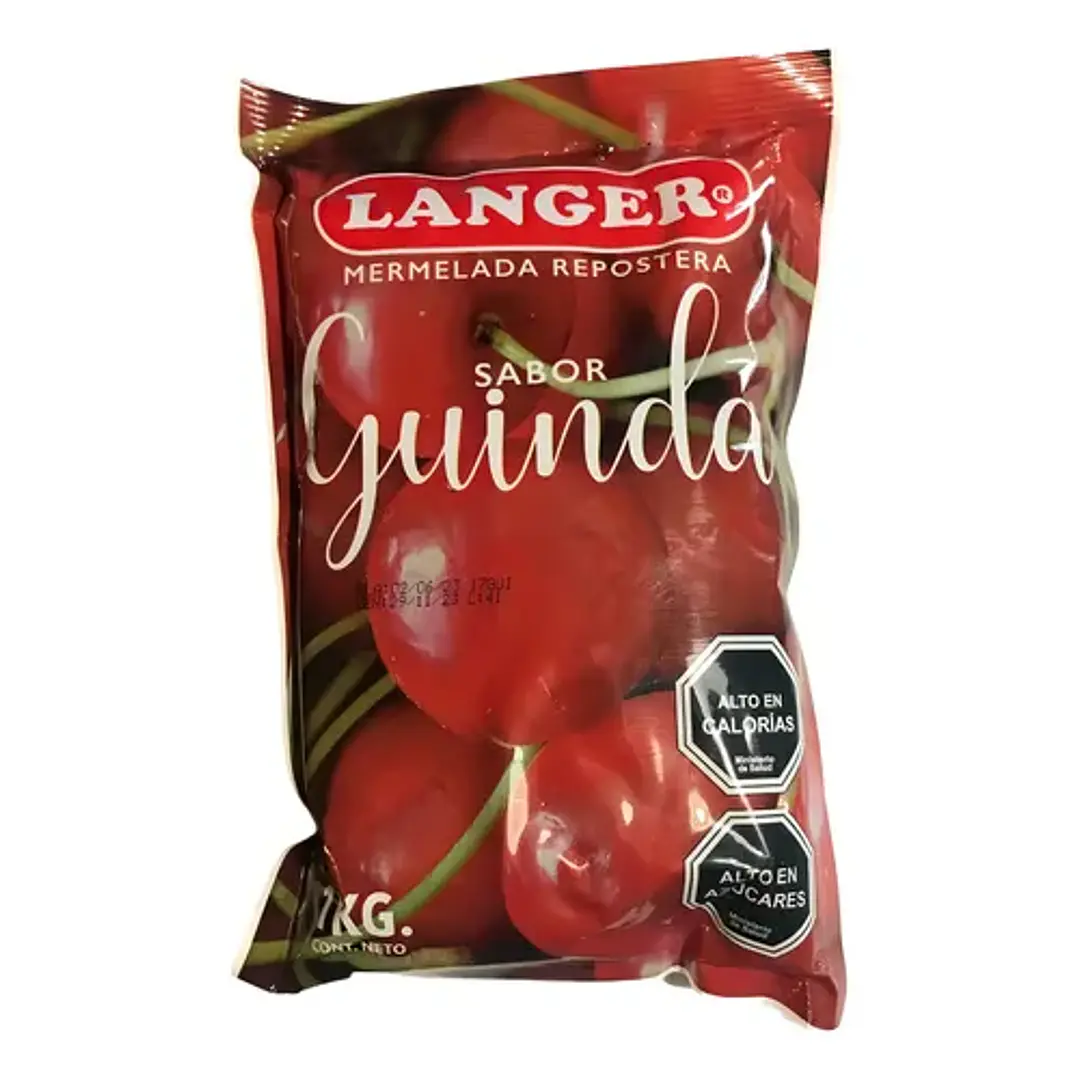 Mermelada Langer Guinda 1kg 1