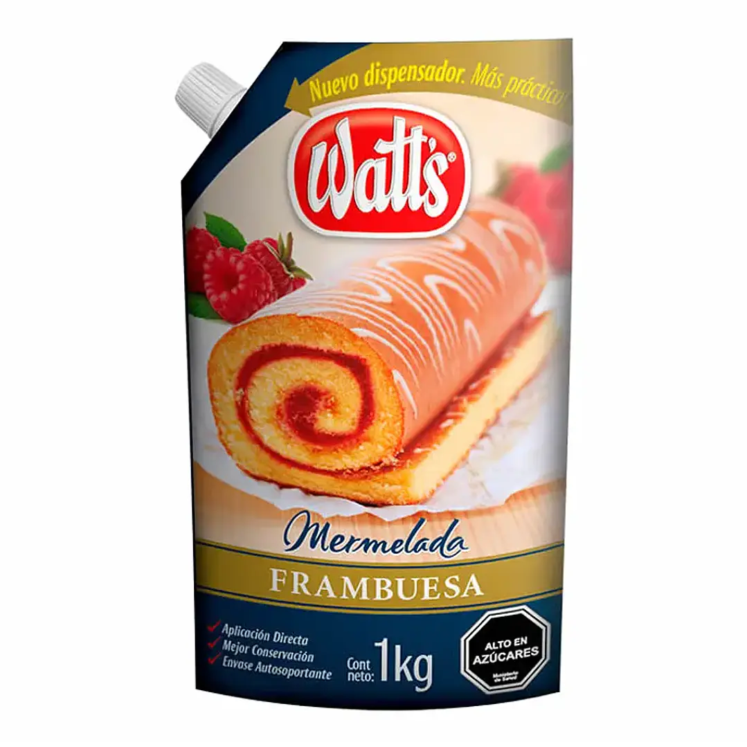 Mermelada Watts de Frambuesa 1kg 1