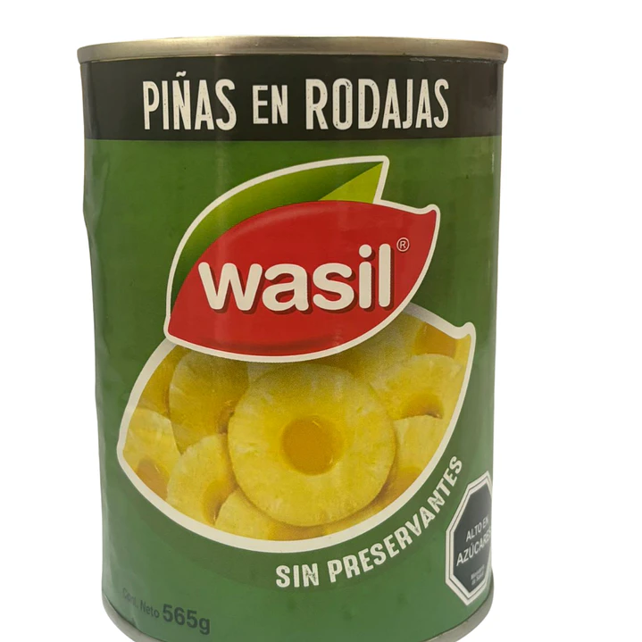 Piña mitades Wasil 520gr 1