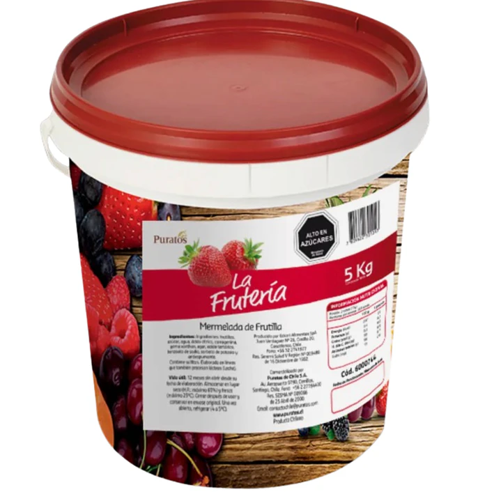 Fruterio de Frambuesa Balde 5kg Puratos 1