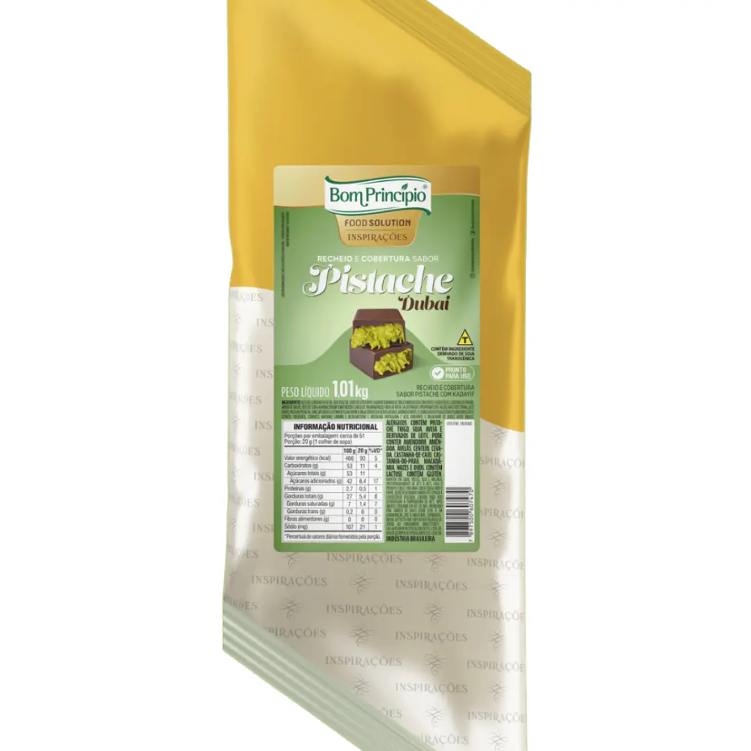 Relleno Frutal Bom Principio Pistacho Dubai 1,01kg 1