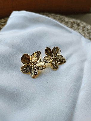 Aro Flor Jacinta dorado