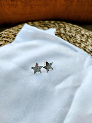 Estrella mediana completa plateada