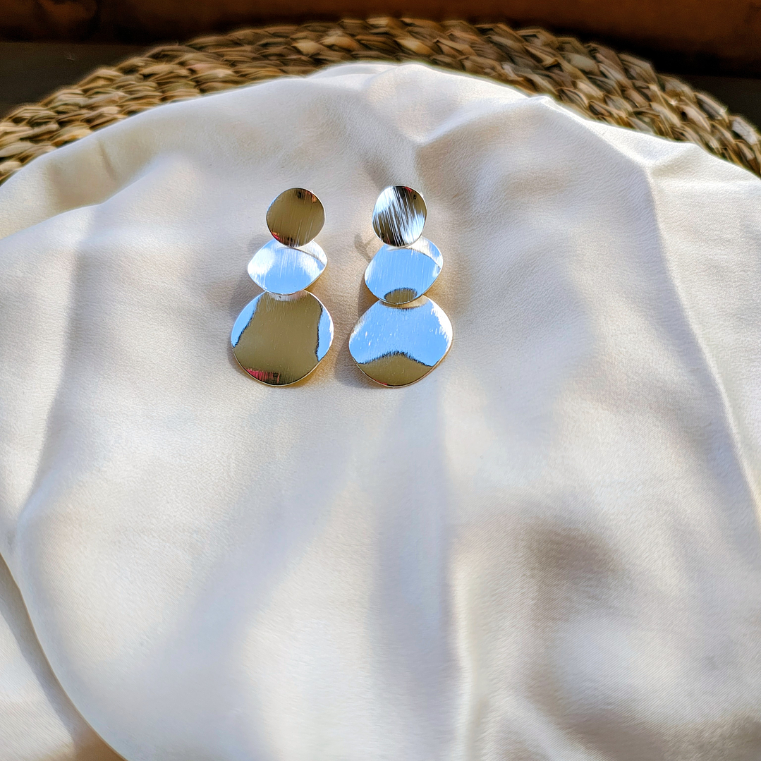 Aros Blanca plateados 1