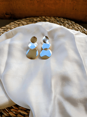 Aros Blanca plateados