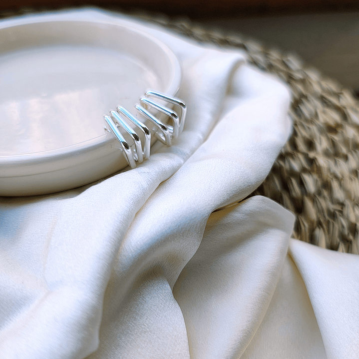 Aro Bruna plateado 1