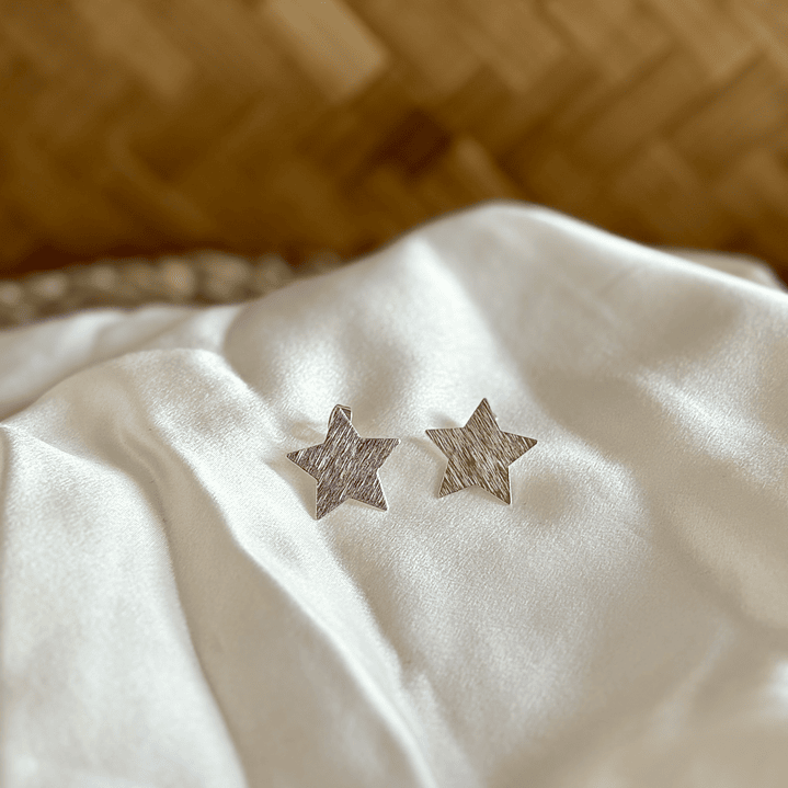 Aro estrella plateada grande 1