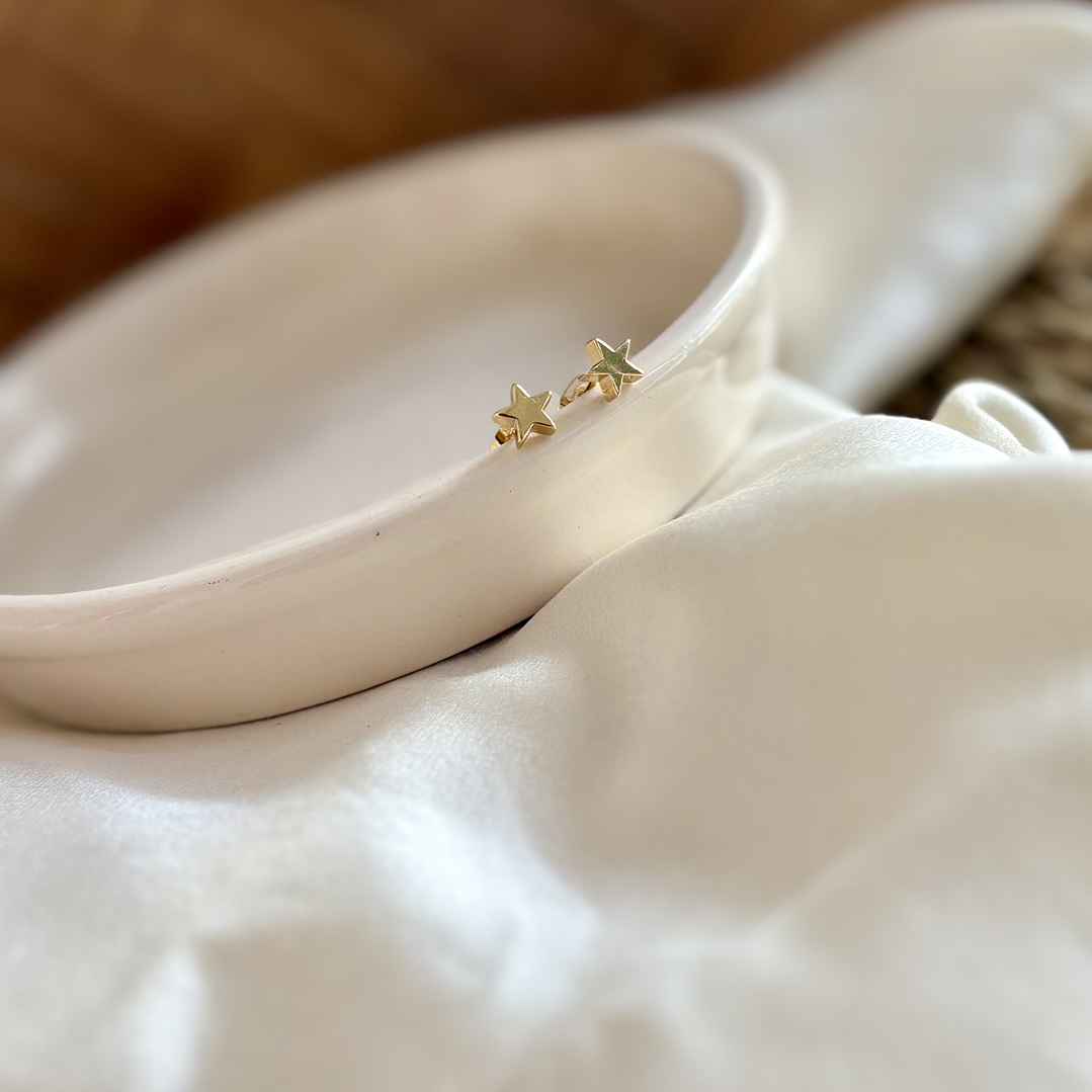 Aro estrella chica dorada 1