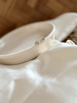 Aro estrella chica dorada