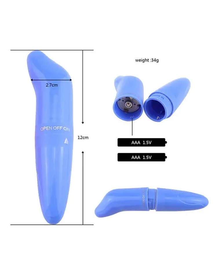 Vibrador Consolador Estimulador Bala Clitoris Mujeres