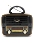 Radio Portátil Vintage Tercera Edad Fm Am Bluetooth Kemai