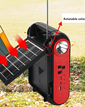 Radio Altavoz Bluetooth Con Carga Solar