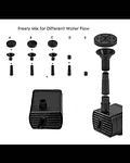Bomba De Fuente 1.4w Panel Con Energía Solar Agua Sumergible