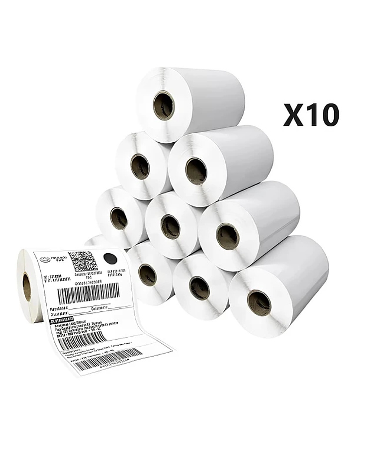 Pack 10 Etiquetas Adhesivas 10X15 100x150 Mm Zebra