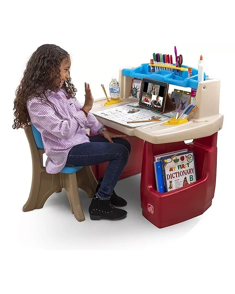 Escritorio Para Niños Didáctico Con Lámpara Master Desk