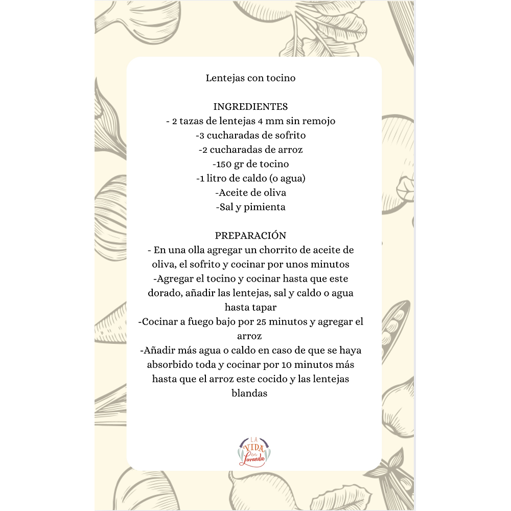 MENÚ SEMANAL (GRATIS)