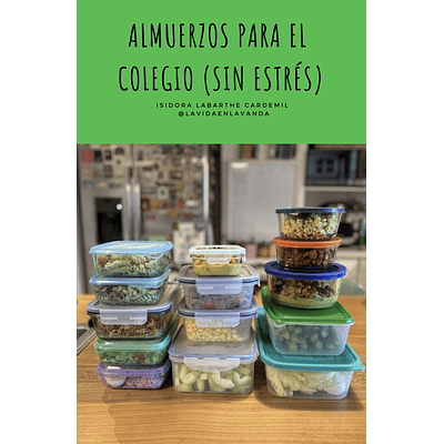 ALMUERZOS PARA EL COLEGIO (SIN ESTRÉS)