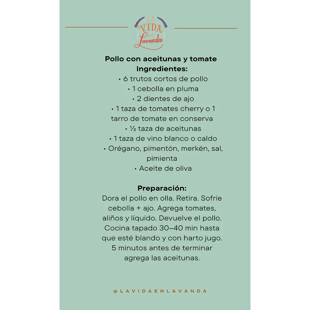 MI CUADERNO DE COCINA