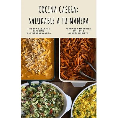 COCINA CASERA: SALUDABLE A TU MANERA