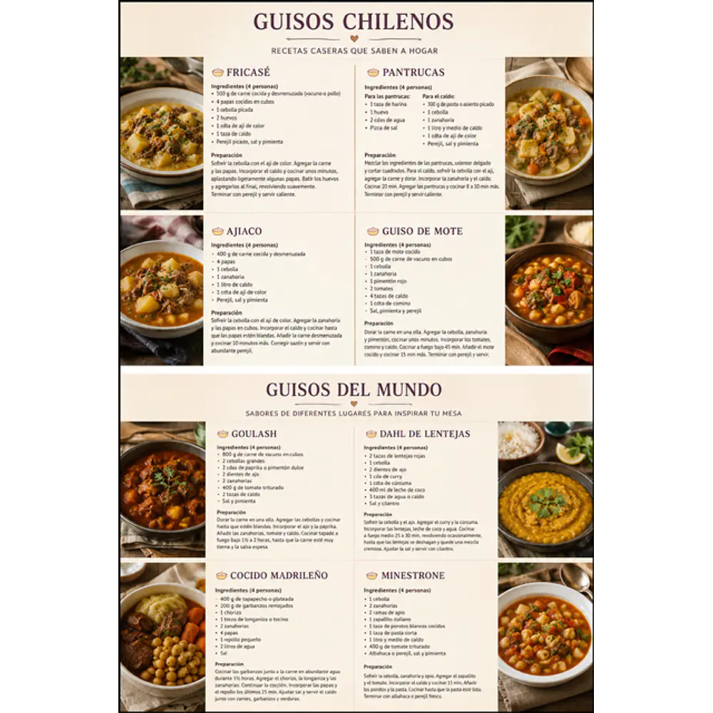 MI CUADERNO DE COCINA (II PARTE)