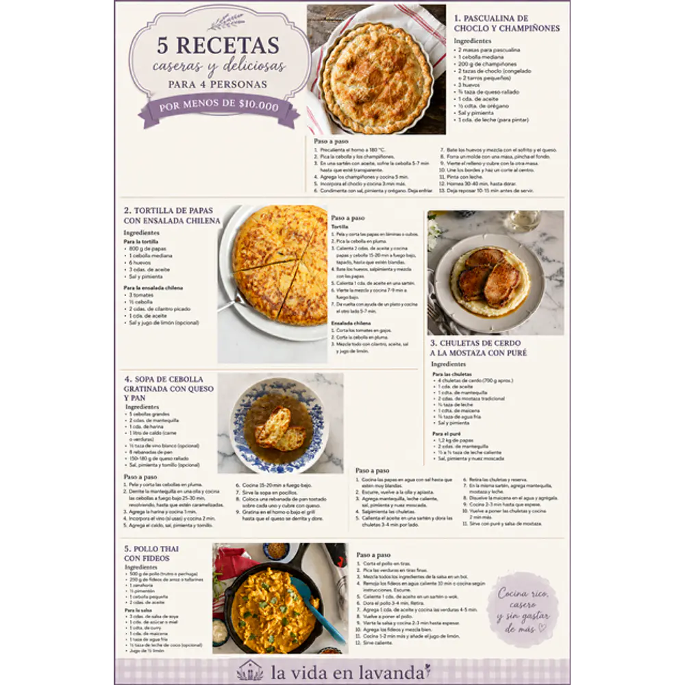 MI CUADERNO DE COCINA- RECETAS DE REGALO (II PARTE) 