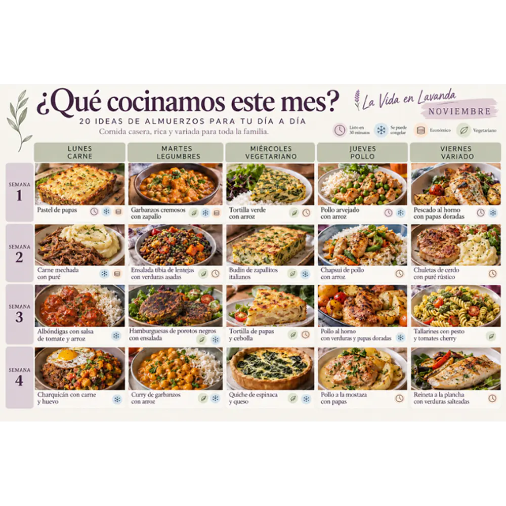 ¿QUE COCINAMOS ESTE MES?