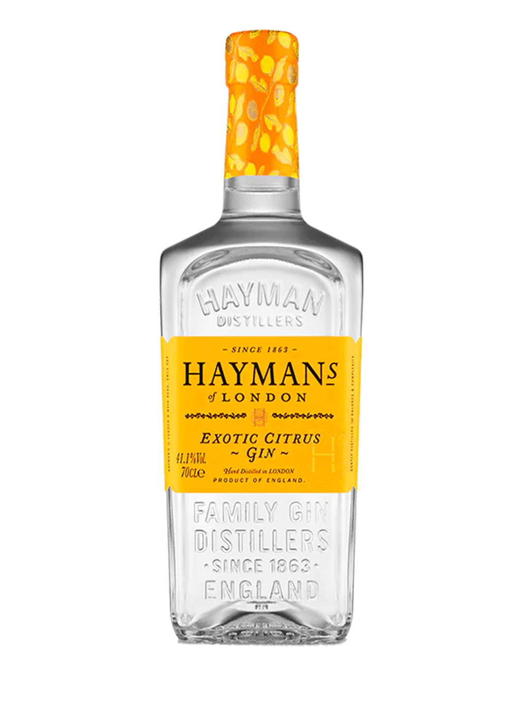 Hayman's Exotic Citrus Gin 750cc. 1