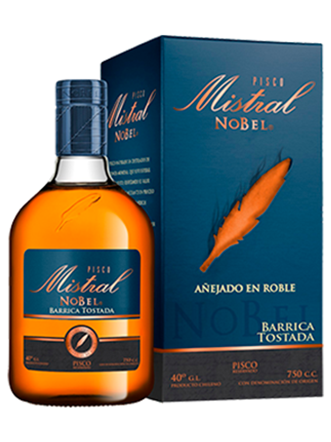 Pisco Mistral Nobel Barrica Tostada 1