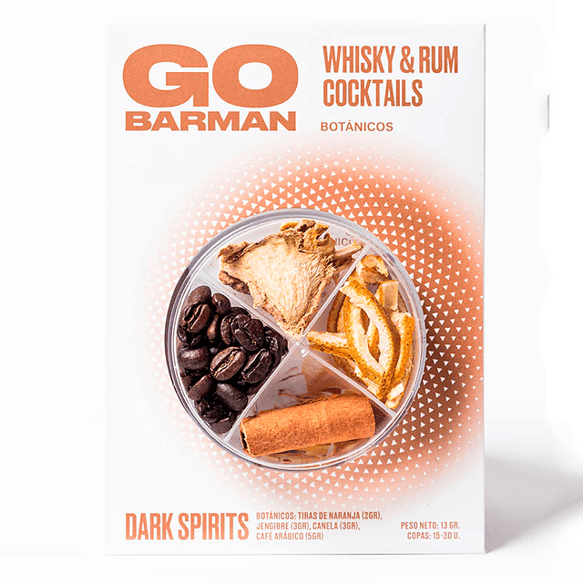 Mix de Botánicos Whisky & Rum Cocktails – Go Barman