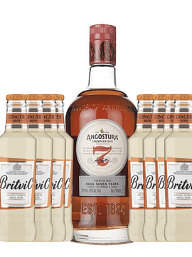 Ron Angostura 7 más 8 BritviC Ginger Beer Gratis