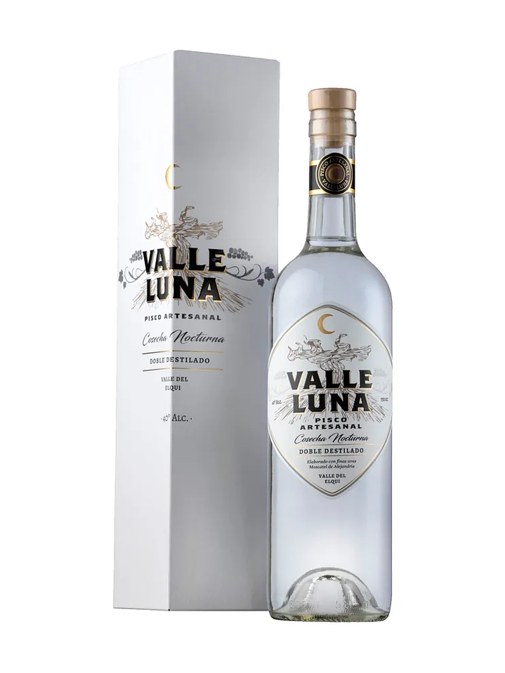 Pisco Valle Luna 40° Transparente 1