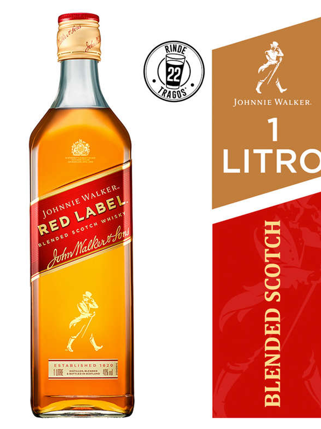 Johnnie Walker red label 1000cc 1