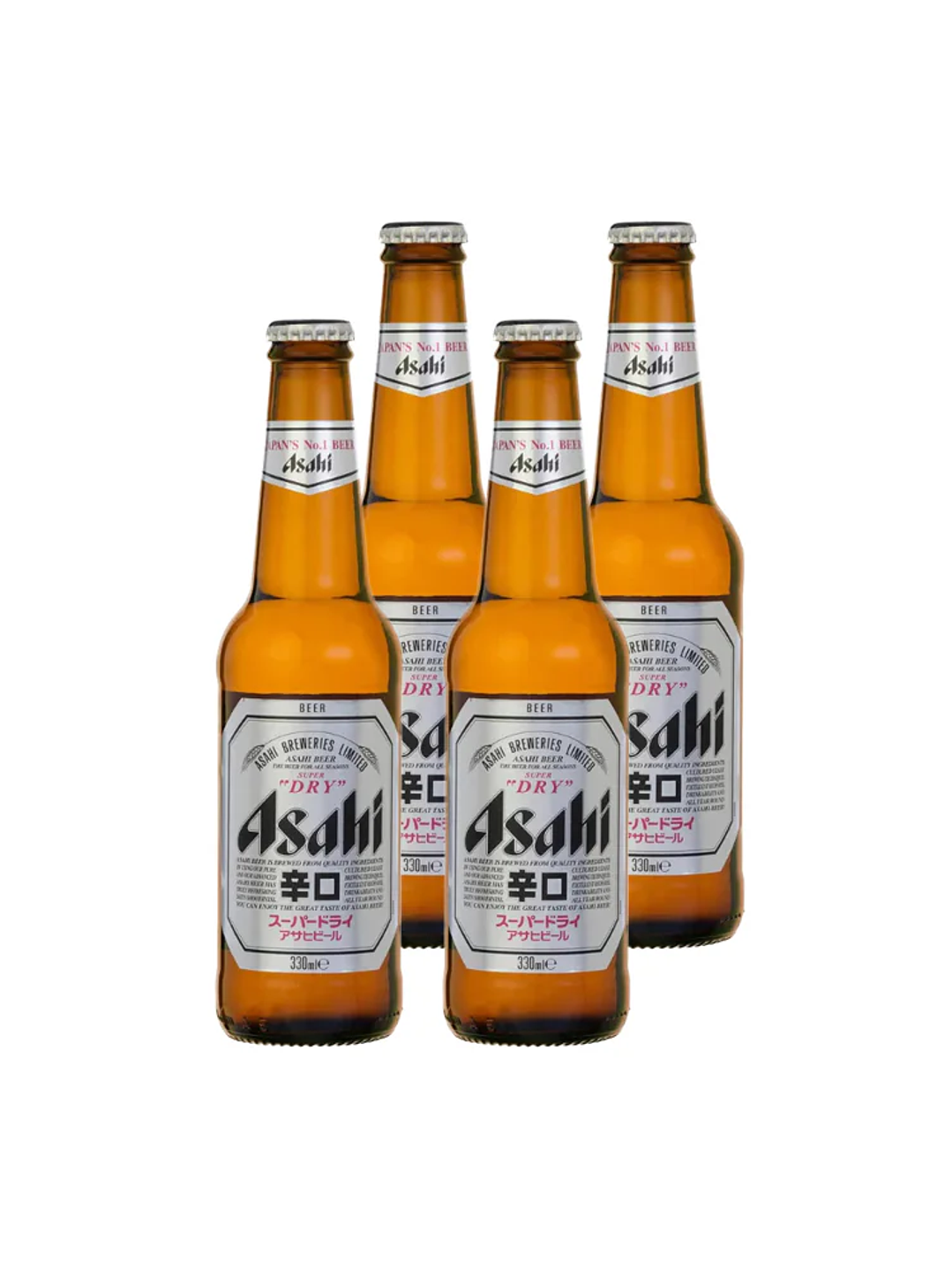 Cerveza Japonesa Asahi x 4 unidades 1